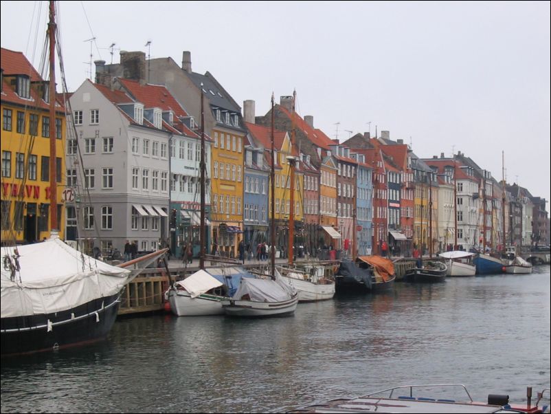 Gezellige grachten in Kopenhagen